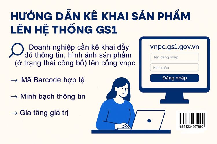 Hướng dẫn kê khai sản phẩm lên GS1